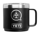 Back of yeti with cup logo